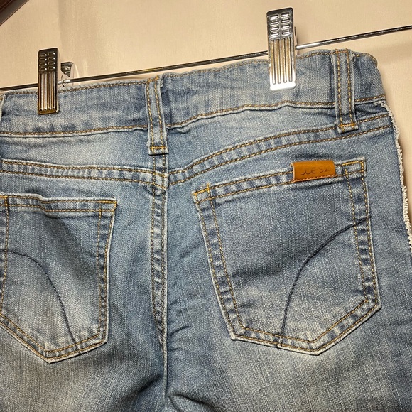 Joe's Tuxedo Stripe Girls Cropped Denim Jeans Size 10 - Picture 4 of 9
